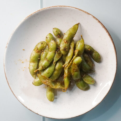 Edamame salteado